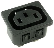 SCHURTER 6600.4320 PWR CONN IEC IEC C13 OUTLET 15A 250VAC