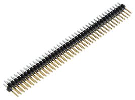 3M 2380-6121TG Pin Header, Board-to-Board, 2.54 mm, 2 Rows, 80 Contacts, Through Hole Straight, 2300 Series