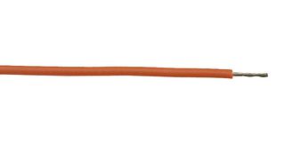 ALPHA WIRE 422607 OR005 Wire, PVC, Orange, 26 AWG, 7 x 34AWG, 100 ft