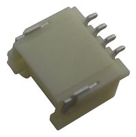 MOLEX 501953-0407 Pin Header, Wire-to-Board, 1 mm, 1 Rows, 4 Contacts, Surface Mount Right Angle