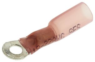 MULTICOMP 1665 Ring Tongue Terminal, M3.5, #6, 18 AWG, Red