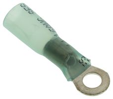 MULTICOMP 1669 Ring Tongue Terminal, M4, #8, 14 AWG, Blue
