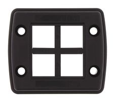 WEIDMULLER 2583780000 Cabtite® Sealing Frame Set, FR 4-1 Frame and X Shape GI Clink Inlay, Black Reinforced Polyamide