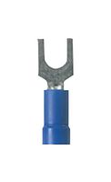 PANDUIT EV14-10FB-Q Fork / Spade Tongue Terminal, StrongHold Series, 16AWG to 14AWG, 2.5 mm², M5, #10, Vinyl