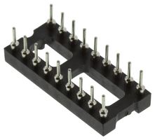 MILL-MAX 110-99-318-41-001000 IC & Component Socket, 18 Contacts, DIP Socket, 2.54 mm, 110 Series, 7.62 mm, Beryllium Copper