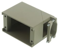 EDAC 516-120-000-151 Connector Housing, Green, Actuating Screw & Polarizing Hardware, Metal Cover, 516 Series, Plug