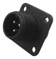 AMPHENOL INDUSTRIAL 97-3102A-18(621)(0850) Circular Shell, Black Zinc Alloy, 97 Series, Solid Shell Box Mount Receptacle