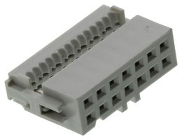 AMPHENOL COMMUNICATIONS SOLUTIONS 71600-114LF IDC Connector, IDC Receptacle, Female, 2.54 mm, 2 Row, 14 Contacts, Cable Mount