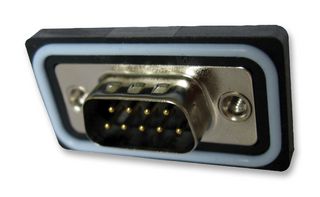 EDAC 627-W09-222-012 D Sub Connector, DB9, IP67, Standard, Plug, 627 Series, 9 Contacts, DE, Solder Cup