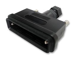EDAC 627-230-025-010 D Sub Backshell, 627 Series, DB, 180°, ABS (Acrylonitrile Butadiene Styrene) Body