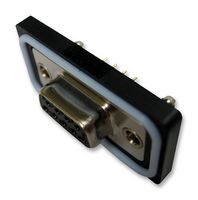 EDAC 628-W09-220-013 D Sub Connector, DB9, IP67, Standard, Receptacle, 628 Series, 9 Contacts, DE, Solder