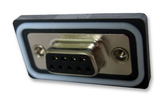 EDAC 628-W09-222-012 D Sub Connector, DB9, IP67, Standard, Receptacle, 628 Series, 9 Contacts, DE, Solder Cup