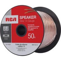 RCA AH1450SR Multiconductor Cable, Unshielded, 14 AWG, 2.08 mm², 50 ft, 15.2 m