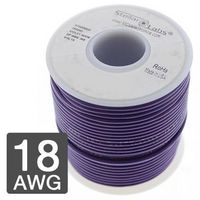 MULTICOMP PRO 24-15987 Wire, Hook Up Automotive, PVC, Violet, 18 AWG, 16 x 10AWG, 25 ft