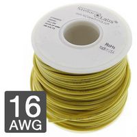 MULTICOMP PRO 24-15944 Wire, Hook Up Automotive, PVC, Yellow, 16 AWG, 19 x 29AWG, 25 ft