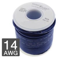 MULTICOMP PRO 24-15906 Wire, Hook Up Automotive, PVC, Blue, 14 AWG, 19 x 27AWG, 25 ft