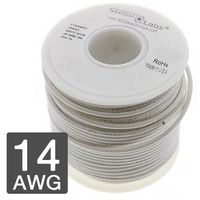 MULTICOMP PRO 24-15919 Wire, Hook Up Automotive, PVC, White, 14 AWG, 19 x 27AWG, 50 ft
