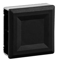 IDEC LBW9Z-BS7 Switch Accessory, Black, Mounting Hole Plug, IDEC LBW7 & LBW7M Series Square Pushbutton Switches