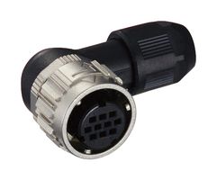 HIROSE / HRS HR08D-12WLPK-10S(31) Circular Connector, Sealed Circular Connector, HR08D Series, Right Angle Plug, 10 Contacts