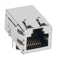 BEL MAGNETIC SOLUTIONS SI-50177-F Modular Connector, RJ45 Jack, 1 x 1 (Port), 8P8C, Cat5, Through Hole Mount