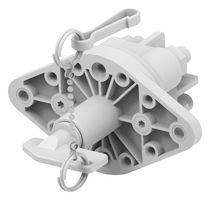 TE CONNECTIVITY - KISSLING 35-221-160-R Battery Disconnector Switch, Manual, Removable, Red, Lever, 2 Poles, 200 A, 32 VDC, Flange