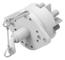 TE CONNECTIVITY - KISSLING 35-550 Battery Disconnector Switch, Manual, Removable, Black, 45° Turn Off, 2Poles, 500A/32VDC, M12, Flange
