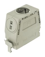 HARTING 09330160401 Heavy Duty Connector, Hood, Side Entry, Top Entry, PC (Polycarbonate) Body, Latch, 16B