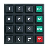 GRAYHILL 84LS-AB2-112-N Keypad, 84LS Series, 3 x 4, Matrix, Silicone Rubber, 10 mA, 24 V
