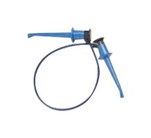 POMONA 3781-12-6 Grabber Patch Cord, Hook Clip, 12 ", 304.8 mm, Blue, 5 A, 60 VDC