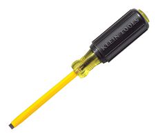 KLEIN TOOLS 620-4 CABINET SCREWDRIVER, 4", 1/4", 8.344"