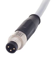 HARTING 21348000380100 Sensor Cable, A Coding, M8 Plug, Free End, 3 Positions, 10 m, 32.808 ft