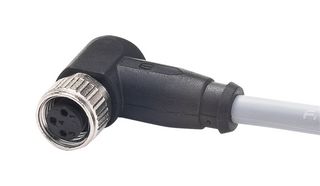 HARTING 21348300481100 Sensor Cable, A Coding, 90° M8 Receptacle, Free End, 4 Positions, 10 m, 32.808 ft