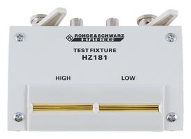 ROHDE & SCHWARZ HZ181.00 Test Accessory, 4 Terminal Test Fixture Including Shorting Plate, R&S HM8118 LCR Bridges