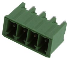 BUCHANAN - TE CONNECTIVITY 284514-4 Terminal Block, Header, 3.5 mm, 4 Positions, 11 A, 300 V, Through Hole Vertical