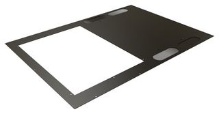 HAMMOND CLC4T36BK Top Panel, CLC Series Cabinets, Black, Steel, 33.25" W x 23.75" H