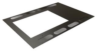 HAMMOND CLC8T36BK Top Panel, CLC Series Cabinets, Black, Steel, 33.25" W x 23.75" H