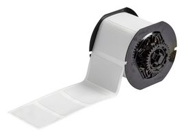 BRADY B33-24-428 Label, Thermal Transfer Printable, 44.45 mm, 69.85 mm, Metallised Polyester, Light Grey