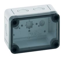 ALTECH 106-002 Plastic Enclosure, Sidewall Knockout, Multipurpose, Polystyrene, 57 mm, 94 mm, 65 mm, IP66