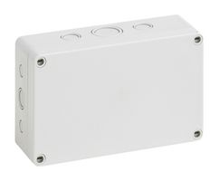 ALTECH 127-414 Plastic Enclosure, Sidewall Knockout, Multipurpose, Polycarbonate, 63 mm, 180 mm, 110 mm, IP66