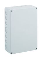 ALTECH 127-911 Plastic Enclosure, Sidewall Knockout, Multipurpose, Polycarbonate, 84 mm, 254 mm, 180 mm, IP66
