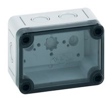 ALTECH 137-002 Plastic Enclosure, Sidewall Knockout, Multipurpose, Polycarbonate, 57 mm, 94 mm, 65 mm, IP66