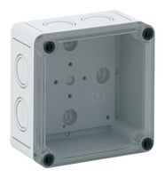 ALTECH 137-004 Plastic Enclosure, Sidewall Knockout, Multipurpose, Polycarbonate, 66 mm, 110 mm, 110 mm, IP66