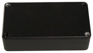 HAMMOND 1590BBK Metal Enclosure, Shielded, Diecast, IP54, Small, Diecast Aluminum, 111.5 mm, 60 mm, 31 mm, IP54