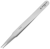 EXCELTA 110-SA Tweezers, Precision, Straight, Paddle, 106.25 mm, Stainless Steel