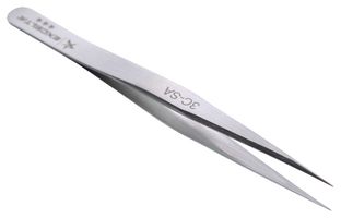 EXCELTA 3C-SA Tweezer, Precision, Straight, Pointed, Stainless Steel, 4.25 "