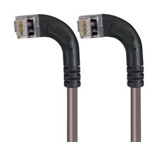 L-COM TRD815SRA9GRY-2 Ethernet Cable, Cat5e, 90° RJ45 Plug to 90° RJ45 Plug, FTP (Foiled Twisted Pair), Gray, 609.6 mm