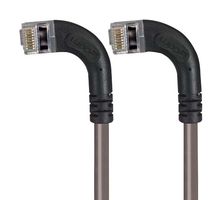 L-COM TRD815SRA9GRY-7 Ethernet Cable, Cat5e, 90° RJ45 Plug to 90° RJ45 Plug, FTP (Foiled Twisted Pair), Gray, 2.1 m