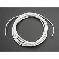 ADAFRUIT 1882 Wire, Hook Up, Silicone Rubber, White, 26 AWG, 6 ft