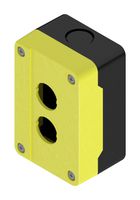 ALTECH 4003C11 Control Station Enclosure, 2xM20, Thermoplastic, 2 Holes, 22 mm, Black, White, 52 mm, 73 mm