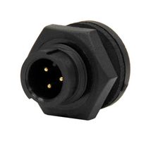 SWITCHCRAFT/CONXALL 17281-3PG-300 Circular Connector, Size 20, Sealed Circular Connector, Micro-Con-X Series, Panel Mount Receptacle